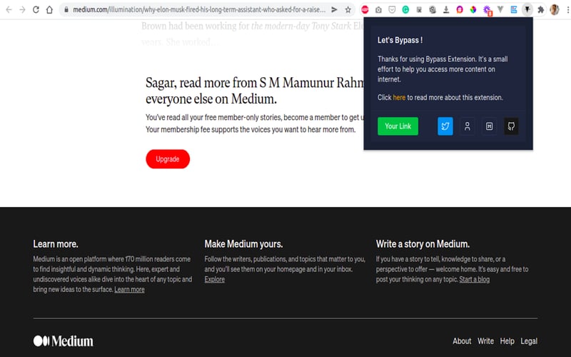 Bypass Paywalls screenshot 1