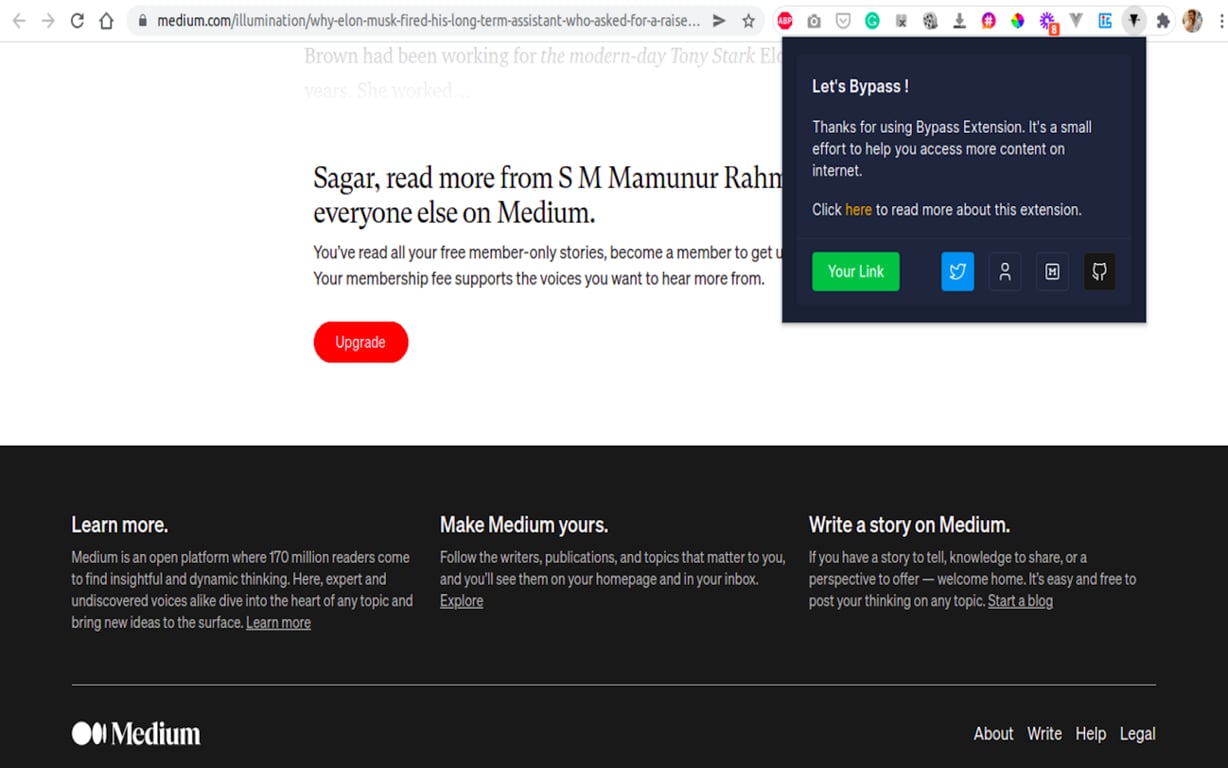 Bypass Paywalls preview