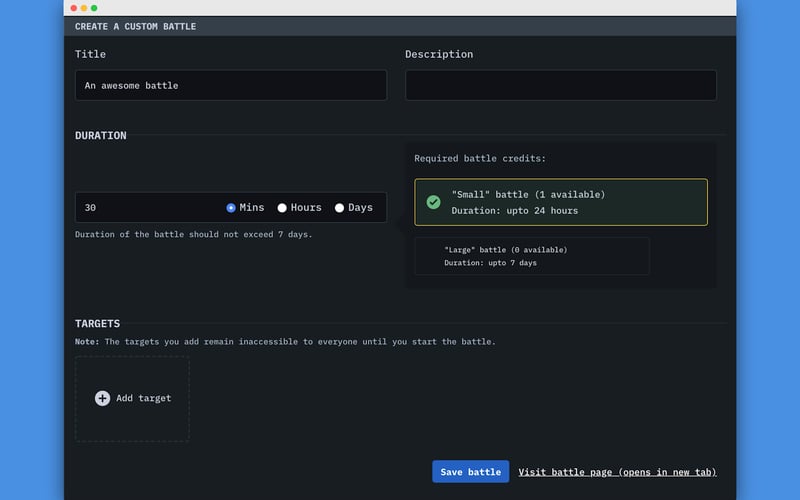 CSSBattle screenshot 2
