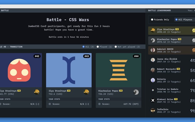 CSSBattle screenshot 3