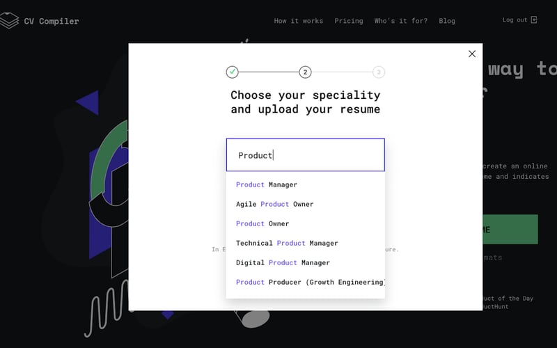 CV Compiler screenshot 2