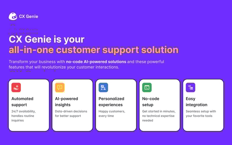 CX Genie screenshot 2