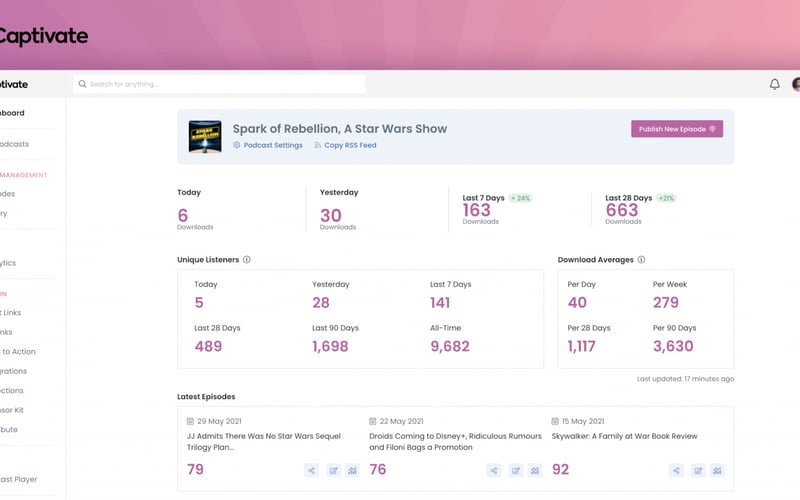 Captivate 2.0 screenshot 2