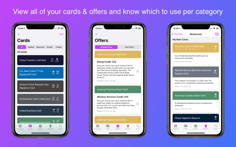 CardPointers screenshot 2