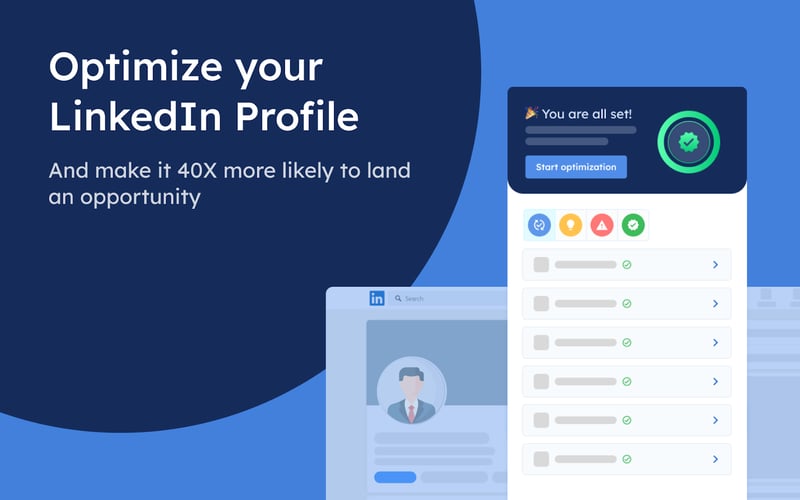 Careerflow LinkedIn Optimization Tool screenshot 1