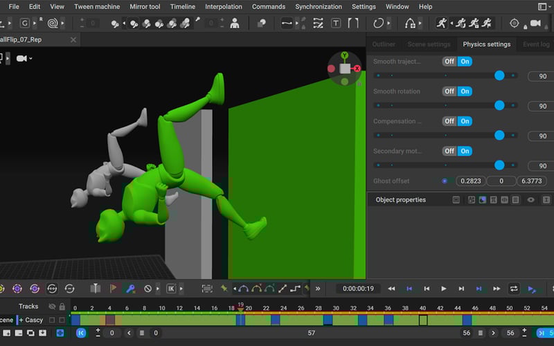 Cascadeur screenshot 1