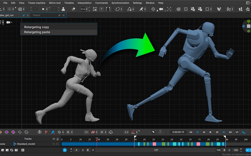 Cascadeur screenshot 2