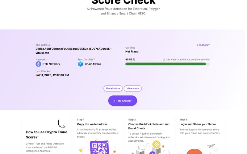 ChainAware.ai screenshot 3