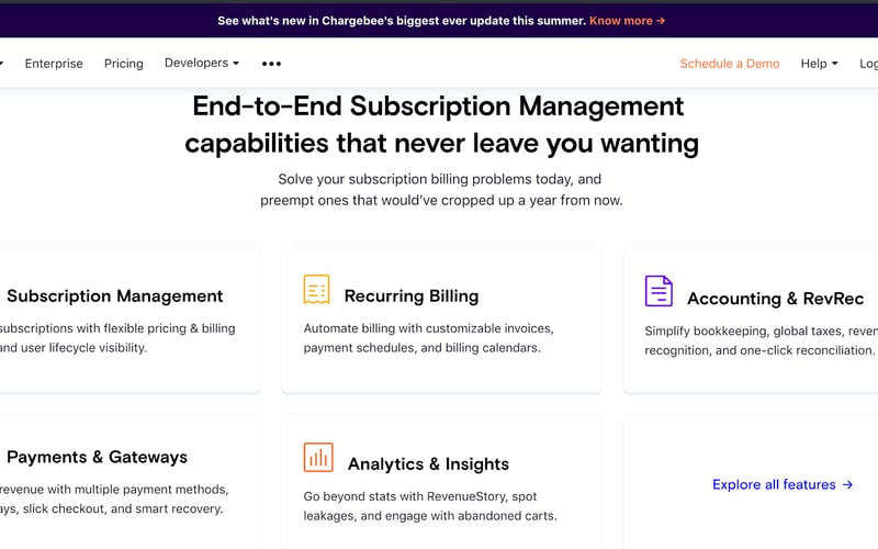Chargebee screenshot 3