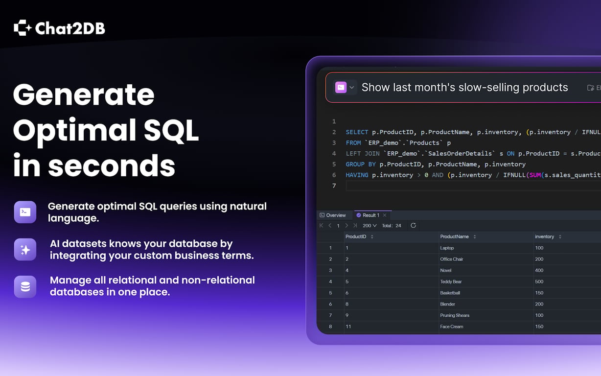 Chat2DB Local preview