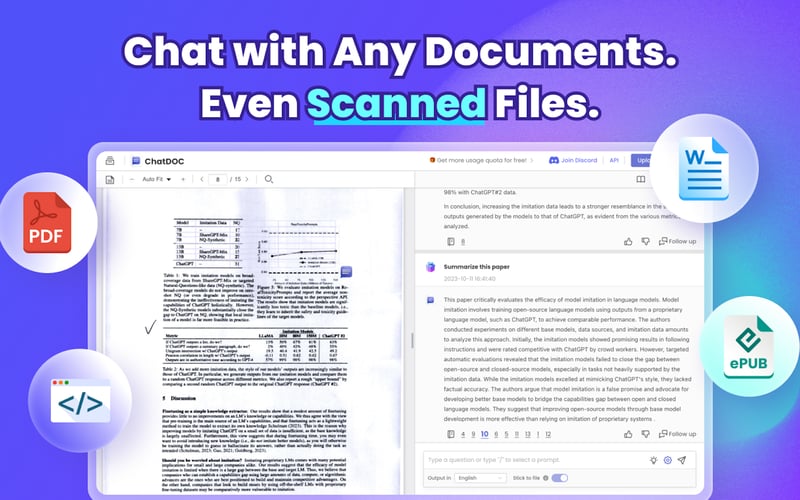 ChatDOC - GPT for any file screenshot 1