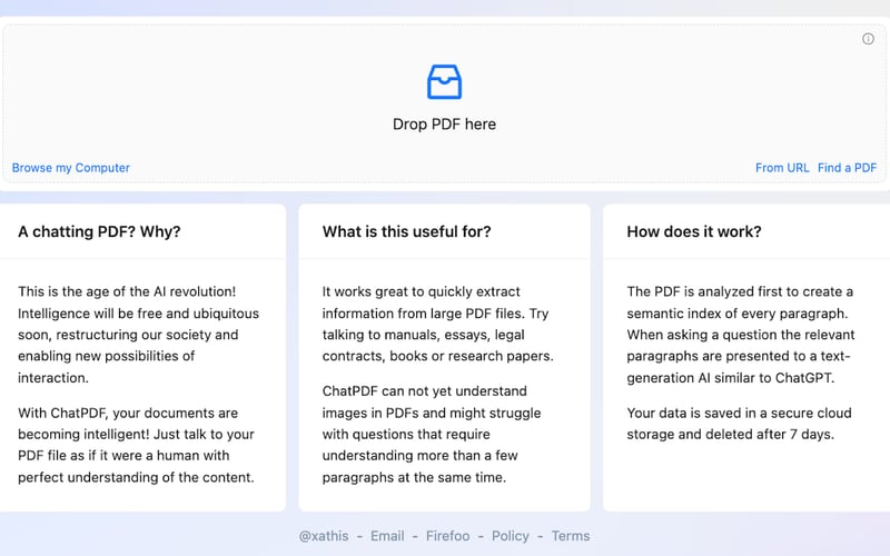 ChatPDF screenshot 1