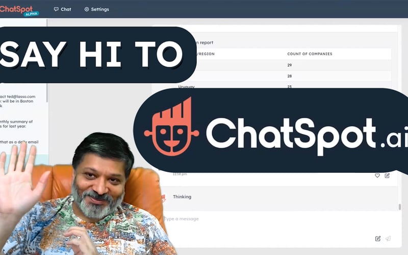 ChatSpot screenshot 1