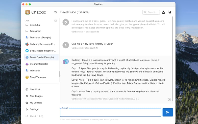 Chatbox screenshot 2