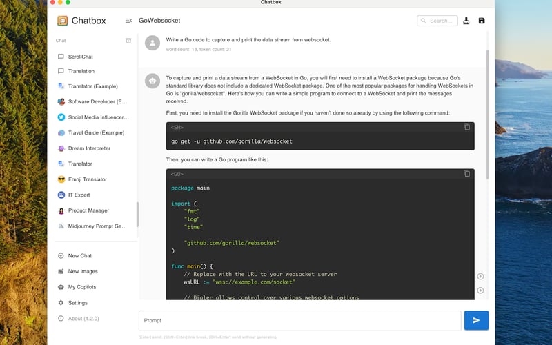 Chatbox screenshot 3