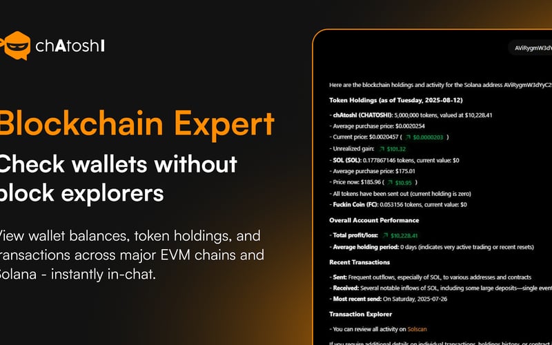 Chatoshi AI Copilot screenshot 3