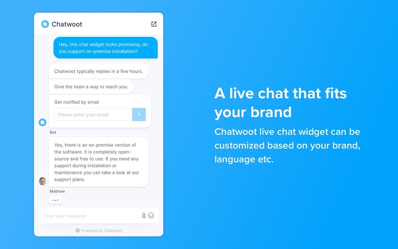 Chatwoot screenshot 2