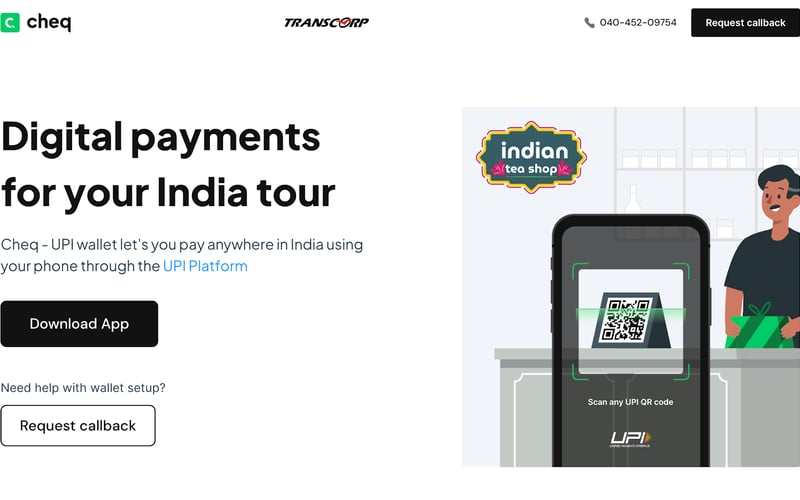 Cheq UPI screenshot 1