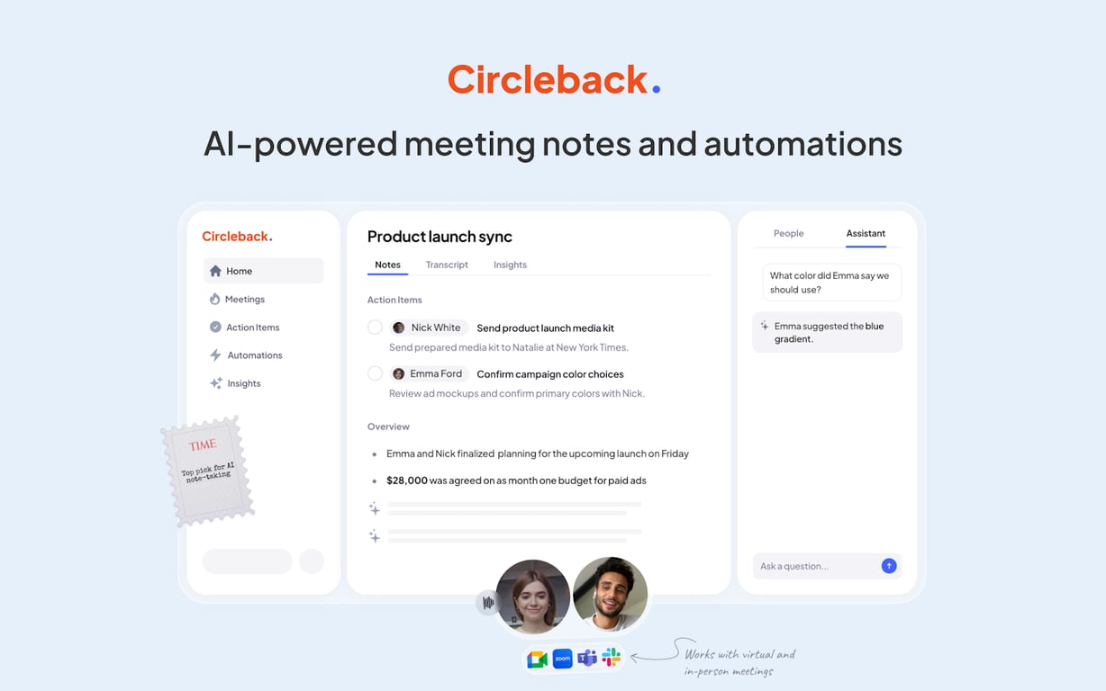 Circleback preview
