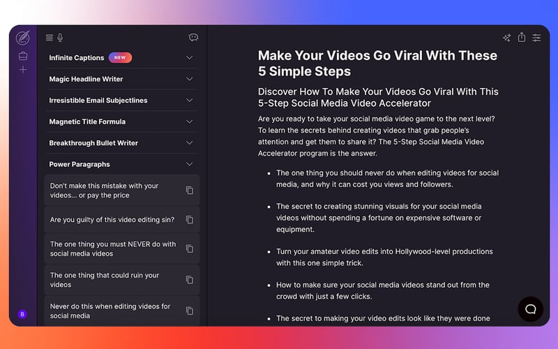 ClarityScribe AI screenshot 2