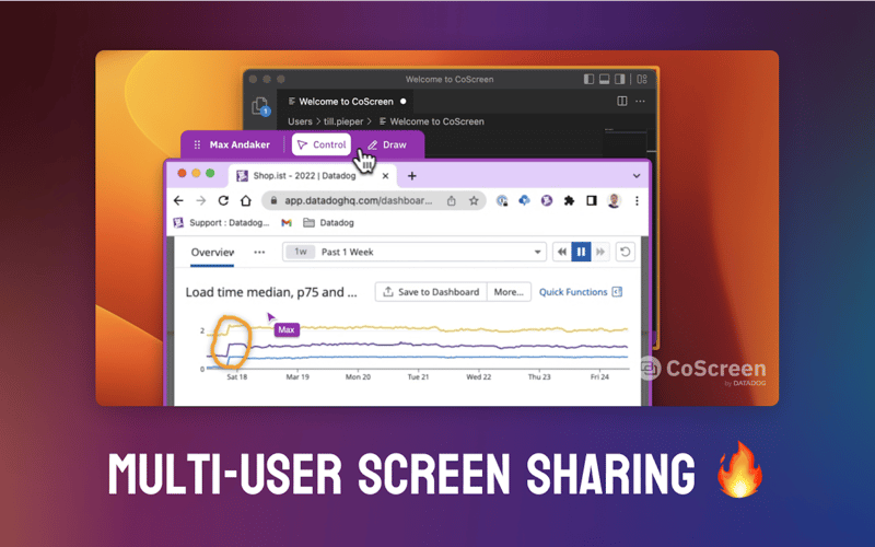 CoScreen by Datadog screenshot 1