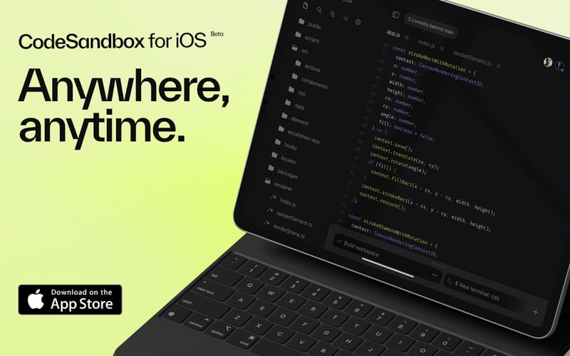 CodeSandbox for iOS screenshot 1