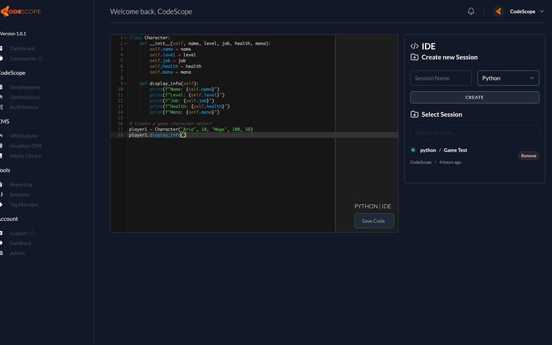 CodeScope screenshot 3