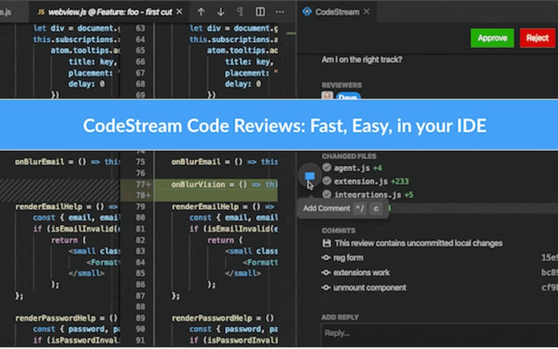 CodeStream screenshot 1