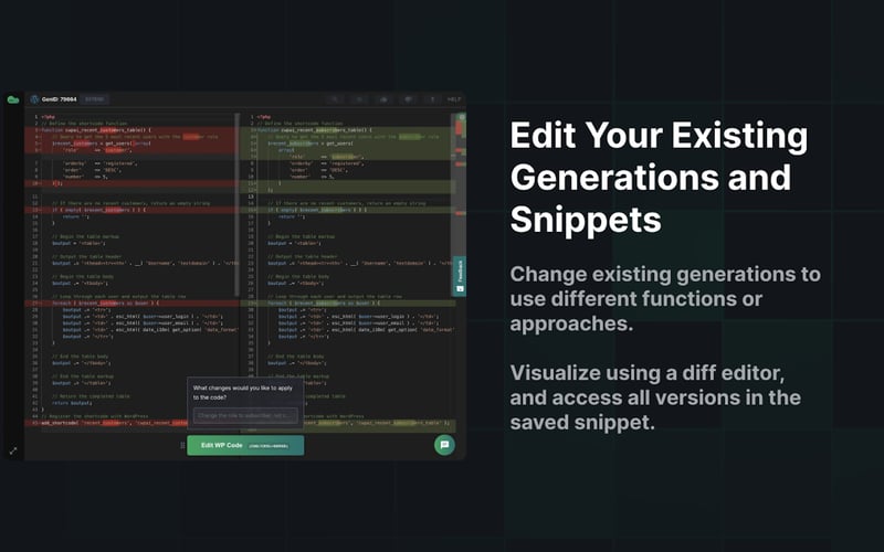 CodeWP AI screenshot 3