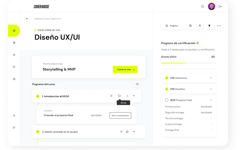 Coderhouse screenshot 2