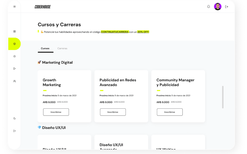 Coderhouse screenshot 3