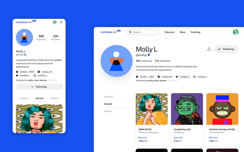 Coinbase screenshot 1