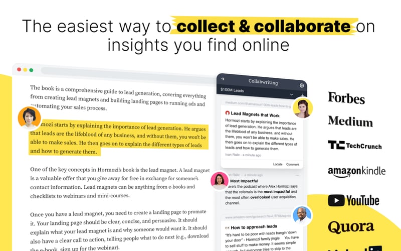 Collabwriting screenshot 1