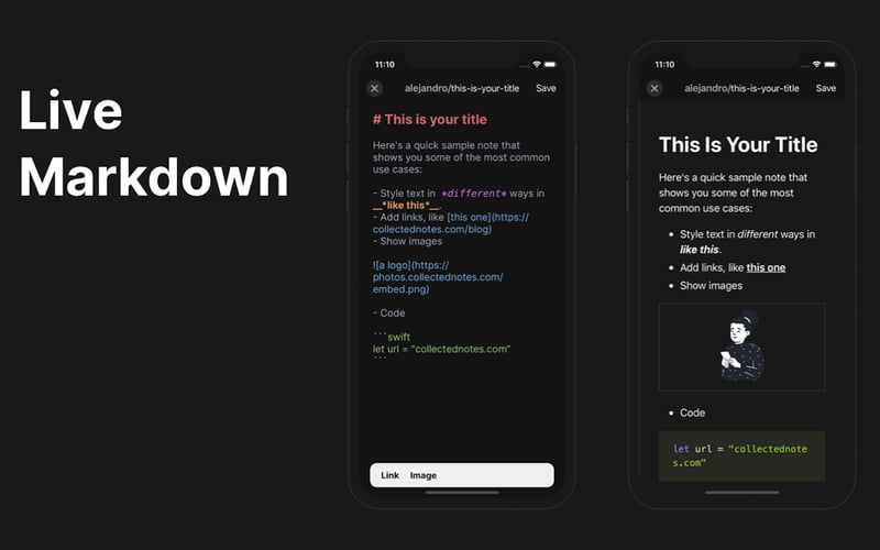 Collected Notes screenshot 1