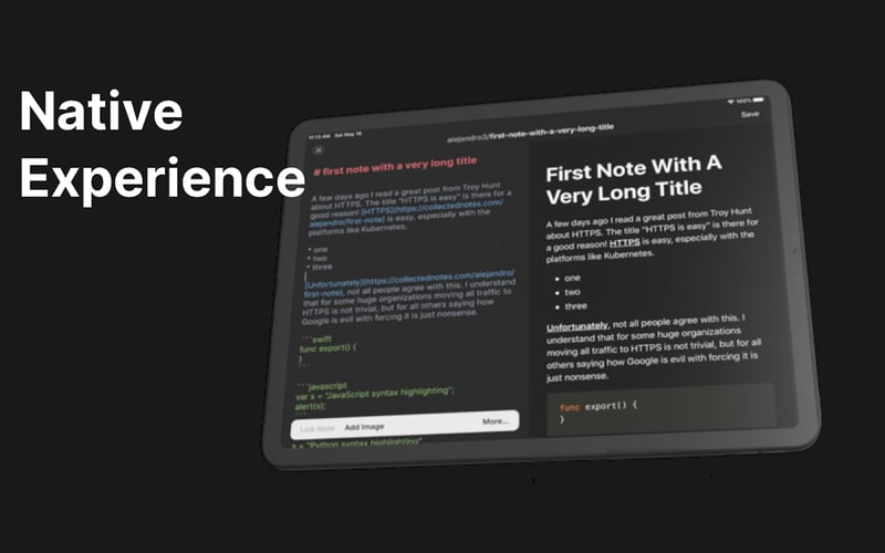 Collected Notes screenshot 2