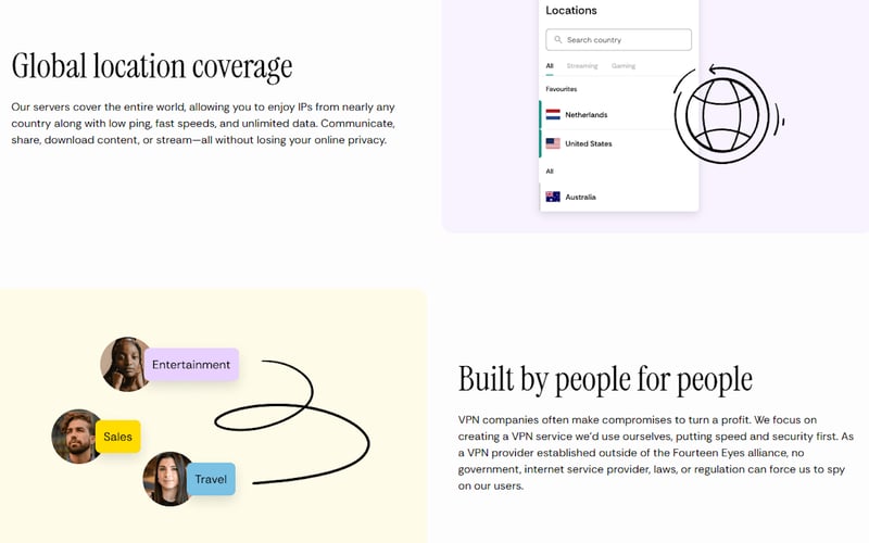 CometVPN screenshot 2
