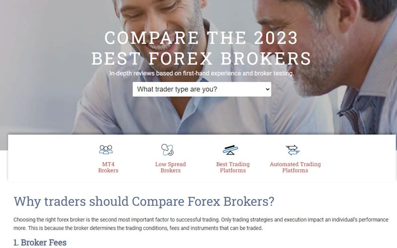 CompareForexBrokers screenshot 3