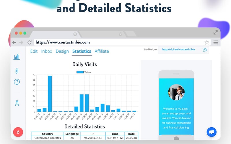 ContactInBio screenshot 3