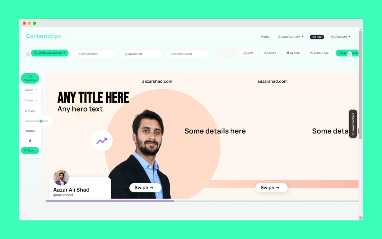 Contentdrips preview