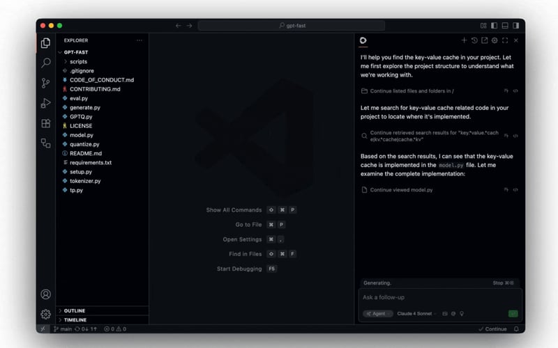Continue screenshot 1