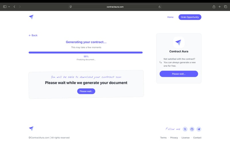 Contract Aura screenshot 1