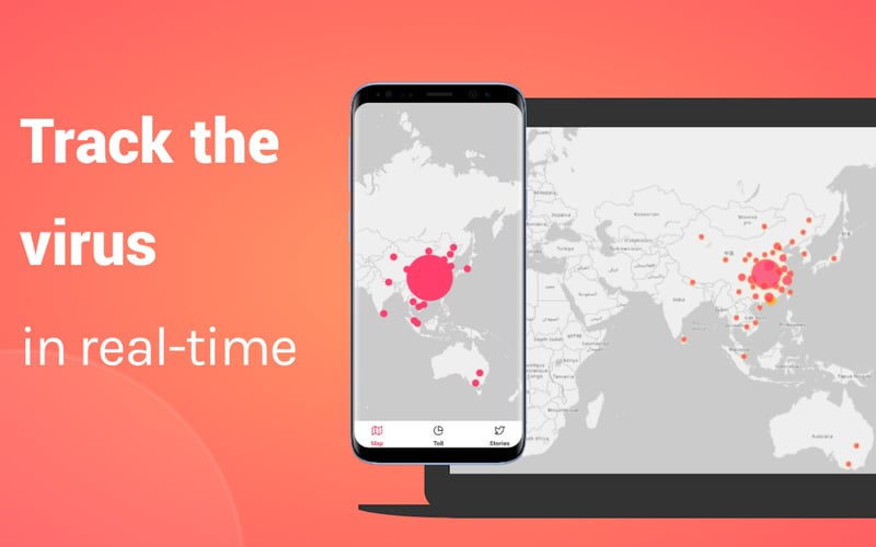 Coronavirus.app screenshot 1