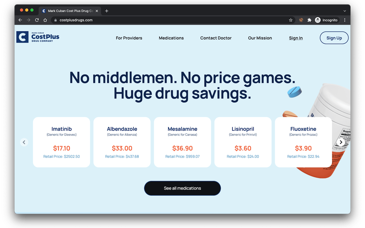 CostPlus Drugs preview