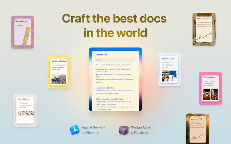 Craft.do screenshot 1