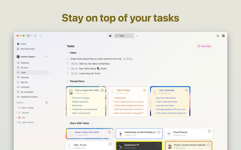 Craft.do screenshot 3