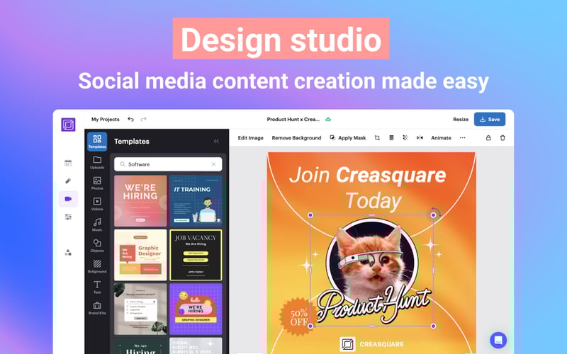 Creasquare screenshot 1