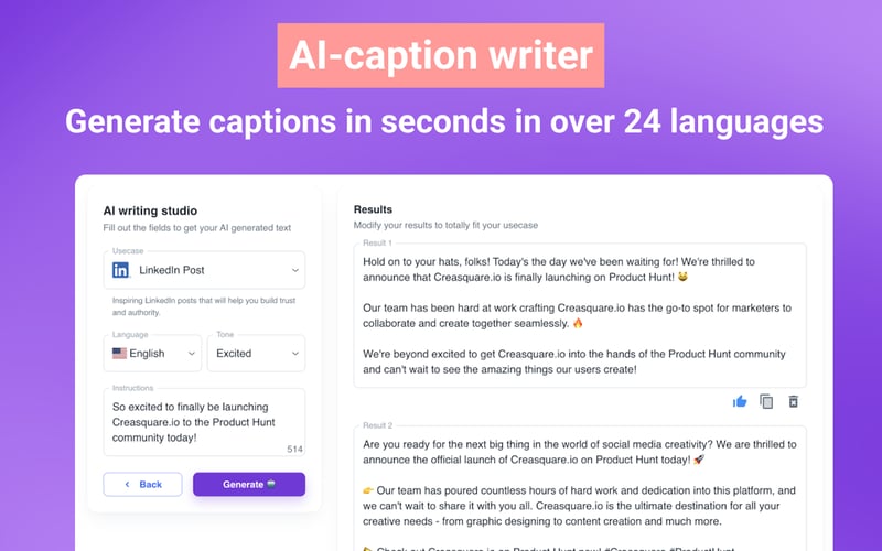 Creasquare screenshot 2