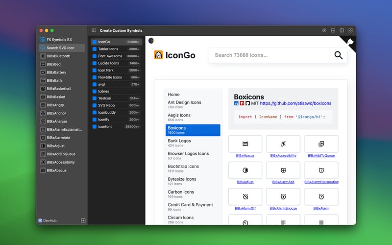 Create Custom Symbols screenshot 1