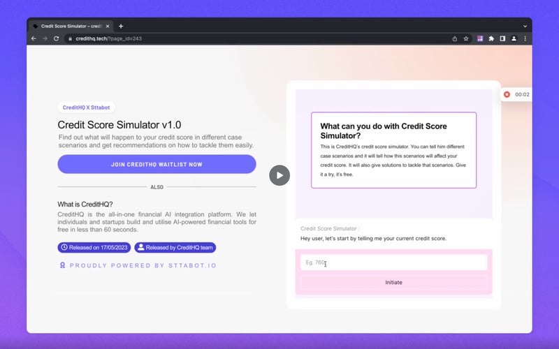 Credit Score Simulator AI screenshot 1