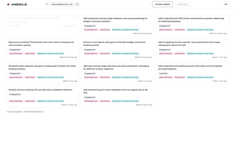 Crolytics AI screenshot 1